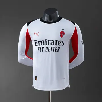 AC Milan 2025/26 away Player Version / Long Sleeve, front view