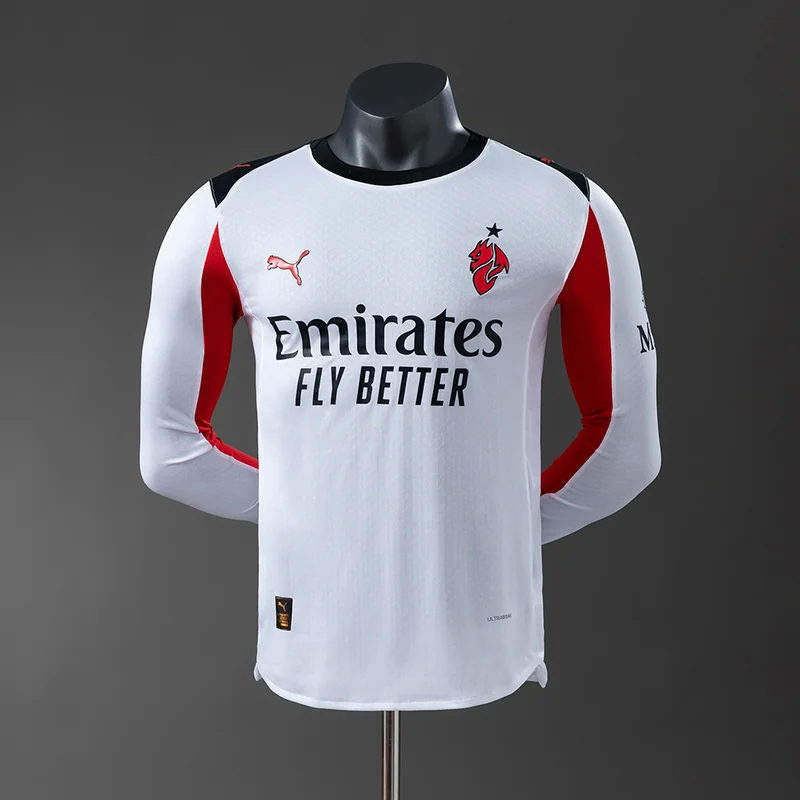 AC Milan 2025/26 away Player Version / Long Sleeve, front view