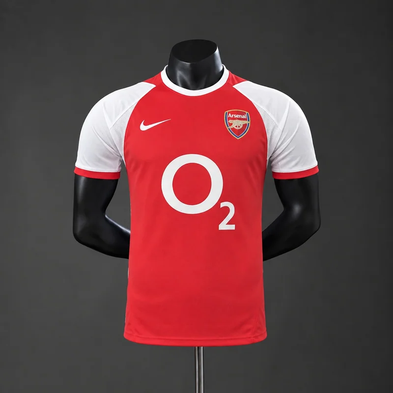 Arsenal 2002/03 home Player Version / Retro, front view