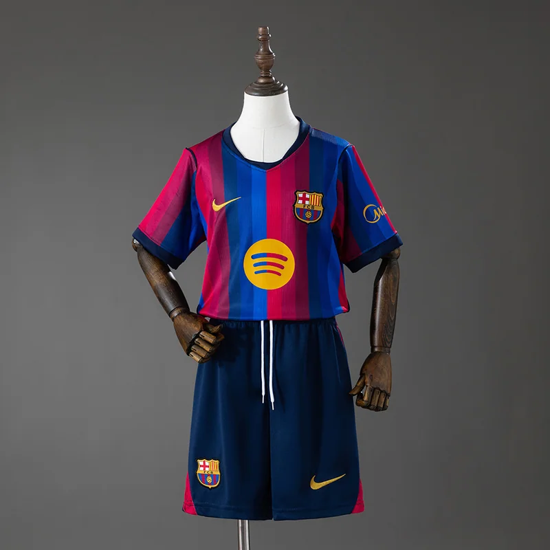 Barcelona 2026/27 home Kids, front view