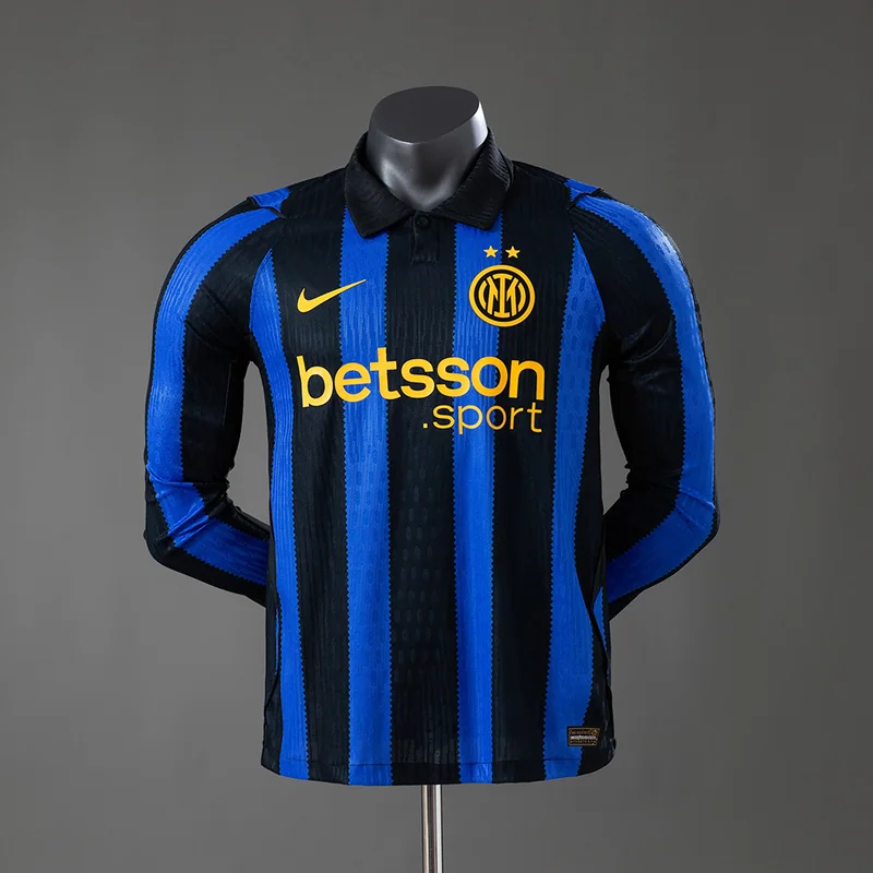 Inter Milan 2026/27 home Player Version / Long Sleeve, front view