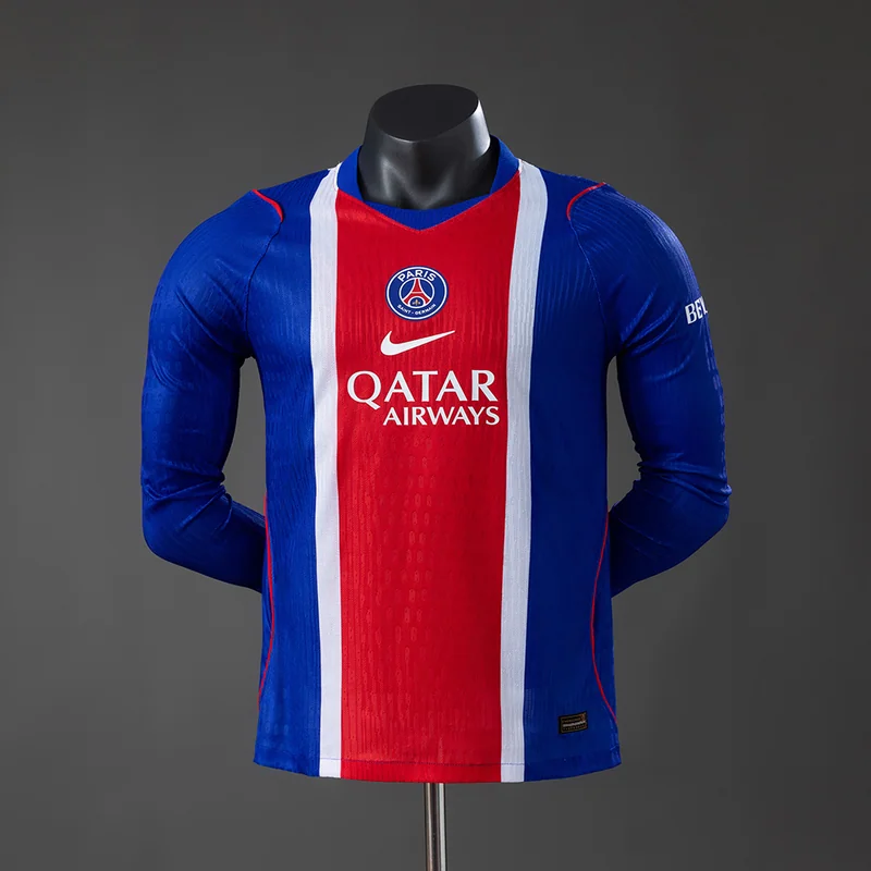 Paris Saint-Germain 2026/27 home Player Version / Long Sleeve, front view