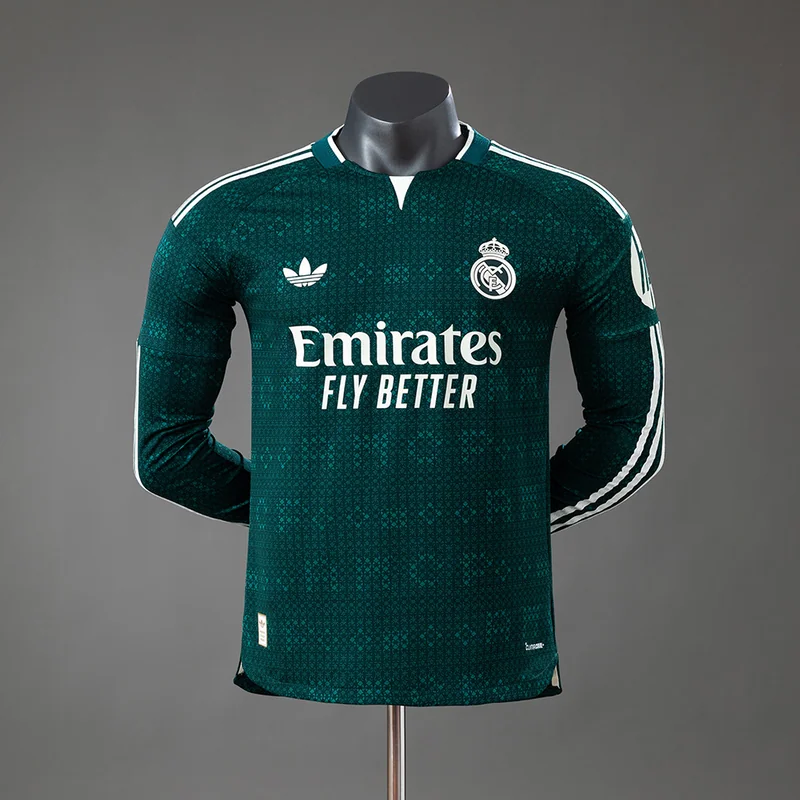 Real Madrid 2026/27 away Player Version / Long Sleeve, front view