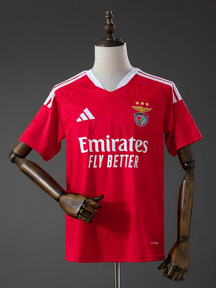 Benfica Home Player Version football jersey, real product photo