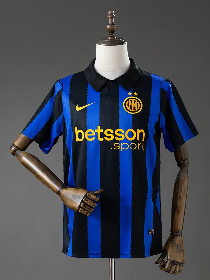 Inter Milan Home Player Version football jersey, real product photo