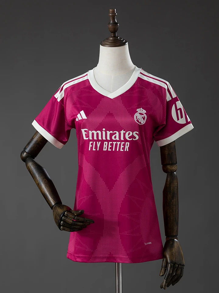 Women’s football jersey, user-supplied real product photo